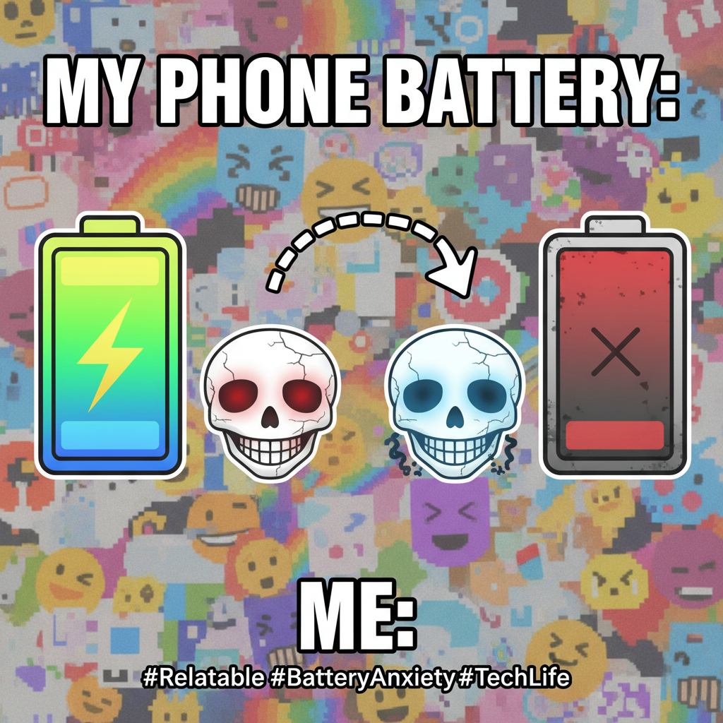 My social battery after 1 group text: 🔋➡️💀 #IntrovertLife