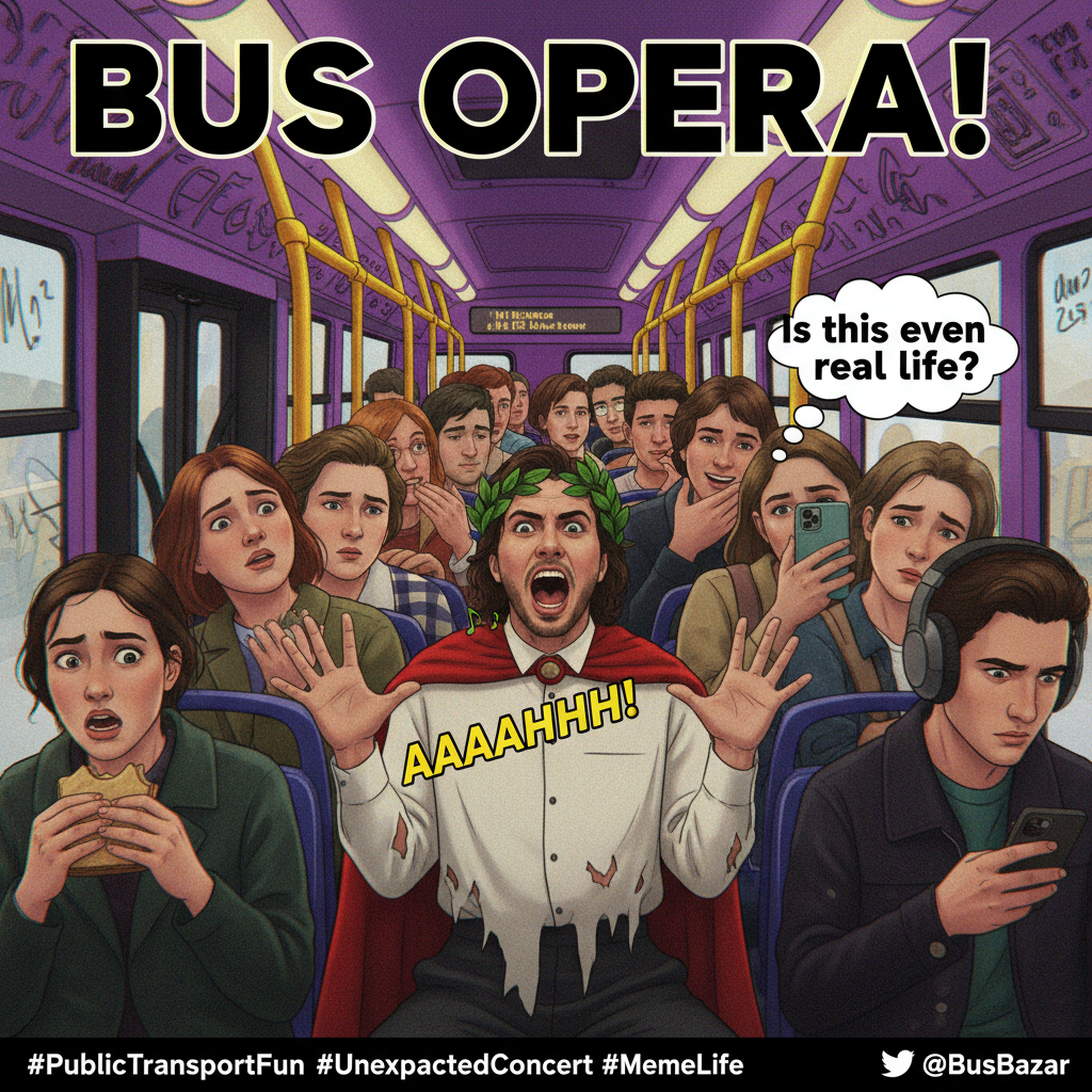 Just witnessed a full-on opera performance on the bus. Best commute ever?