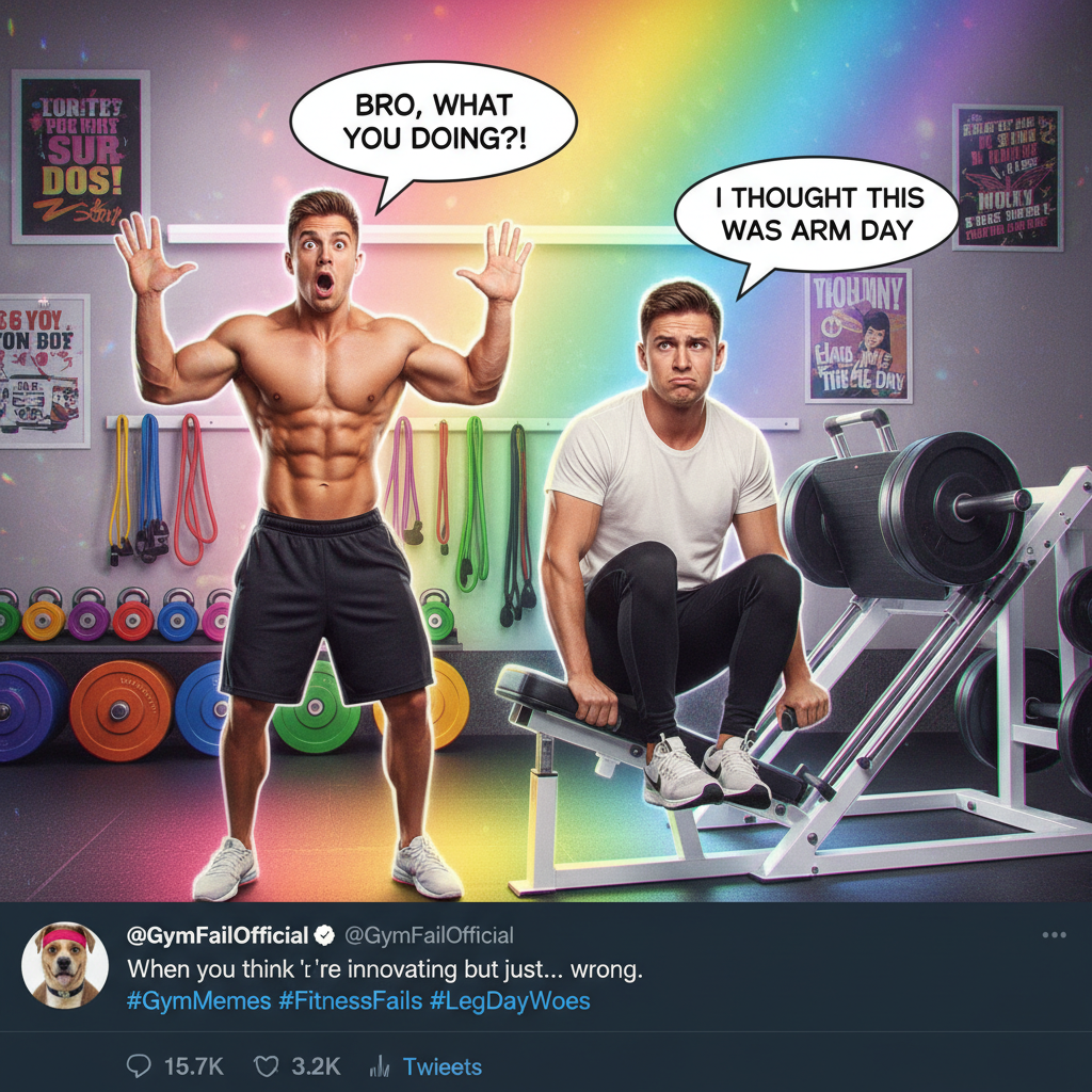 My gym buddy just asked if 'leg day' was a real thing. I need new friends.