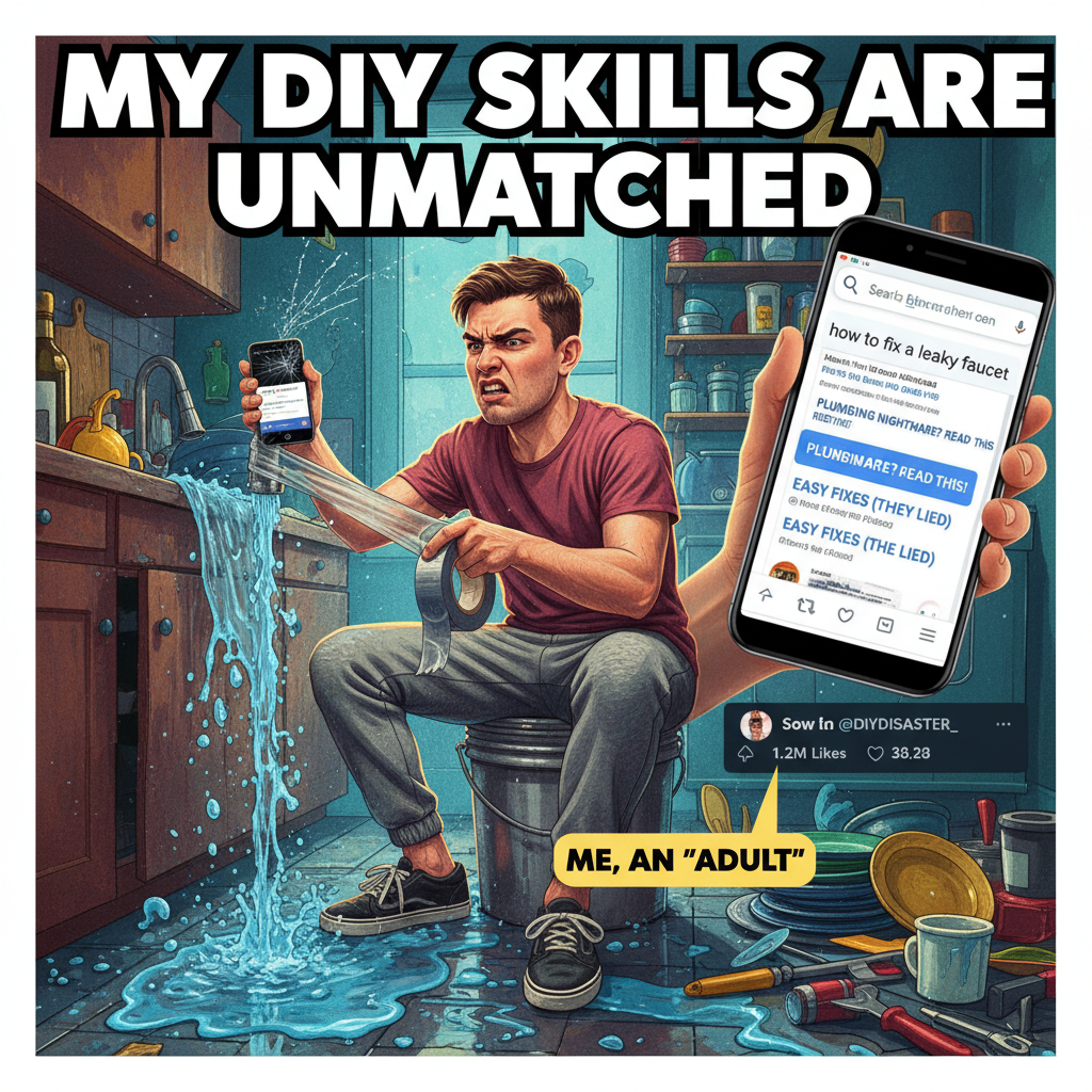 Adulting is just Googling 'how to fix a [basic household item]' every other day.