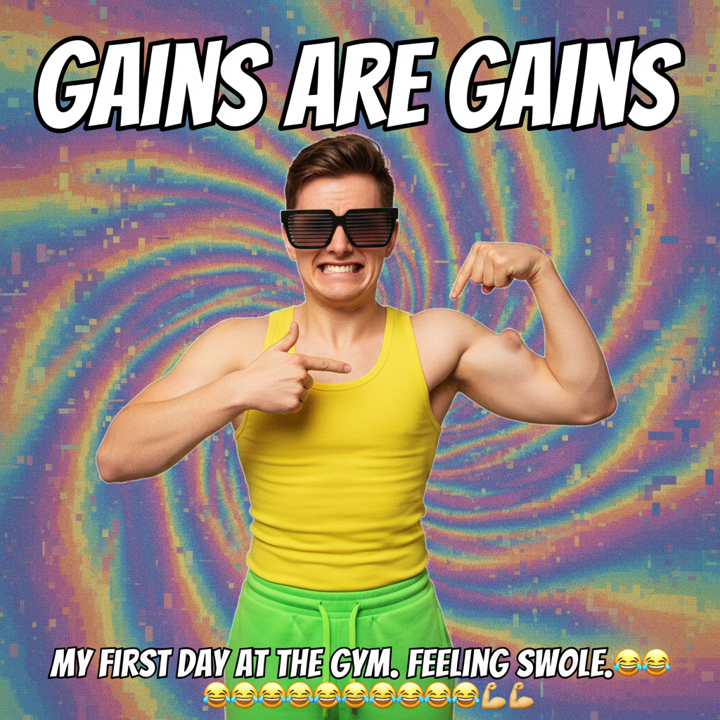 Went to the gym. Did one rep. Now I'm sore for a week. Worth it.