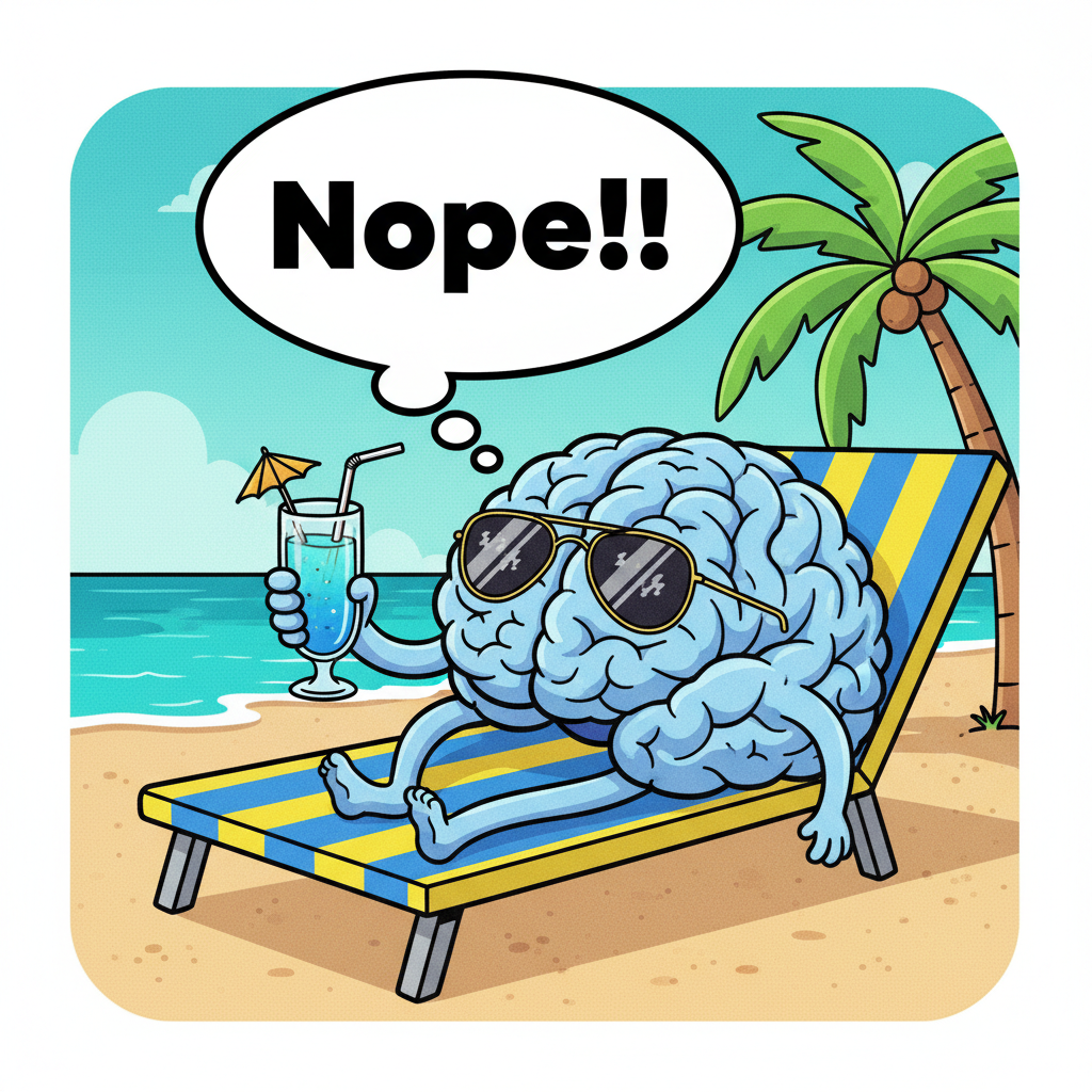 My brain cells on a Monday morning are still on vacation. Send coffee.