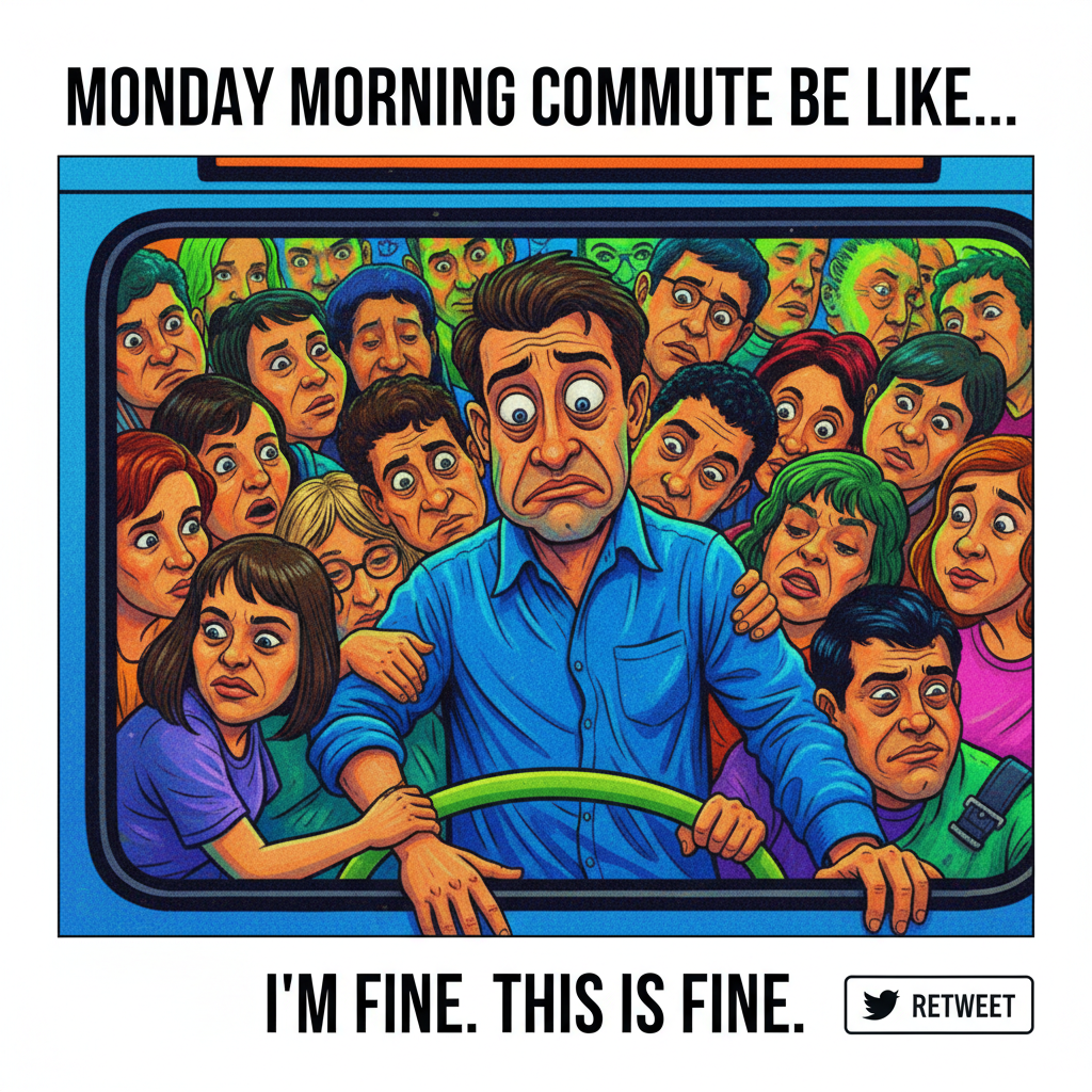 Just survived a public transport journey. My personal space is now a distant memory.