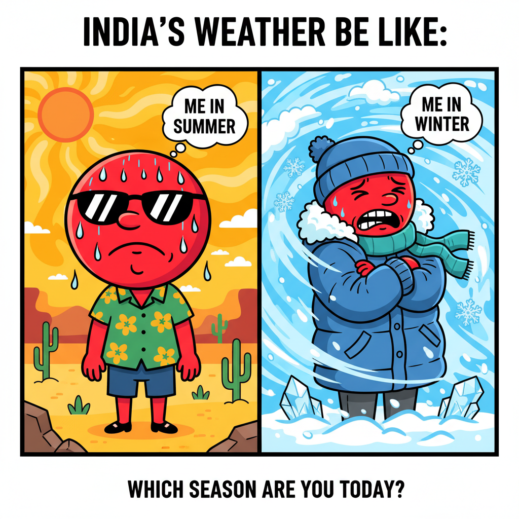 It's either 100 degrees or snowing sideways. There is no in-between. #Weather
