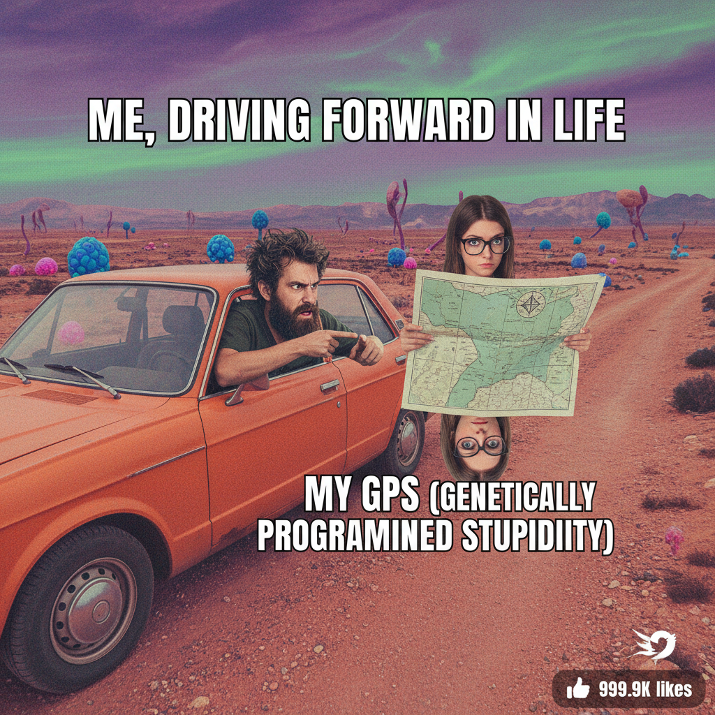 Road trip rule #1: Never trust the co-pilot with directions. We're in a different state.