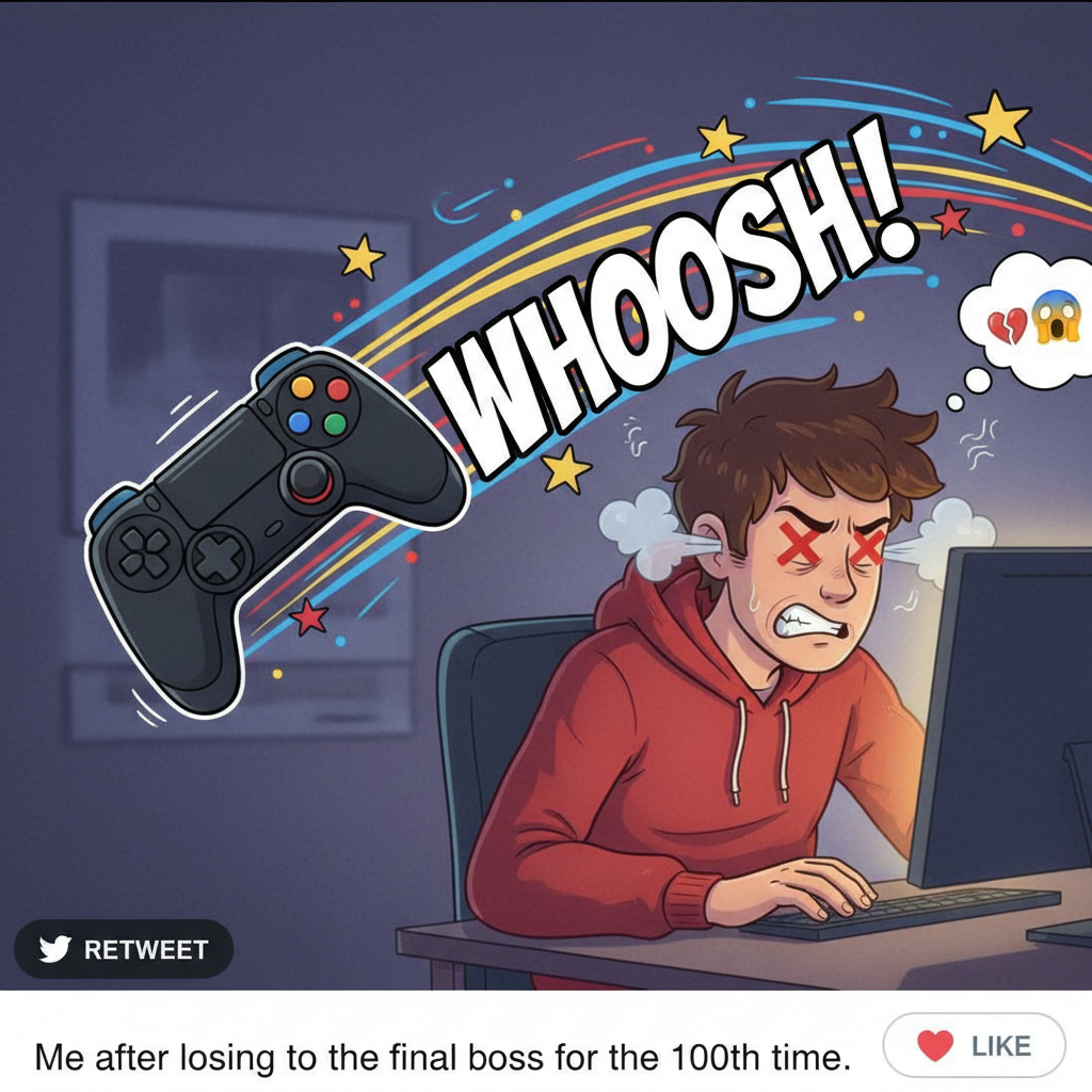 Just lost to a level 1 bot. My controller is now in orbit. Send thoughts and prayers.