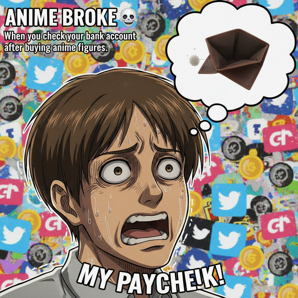 When real life hits harder than any anime plot twist. My bank account is the villain. #AnimeInRealLife