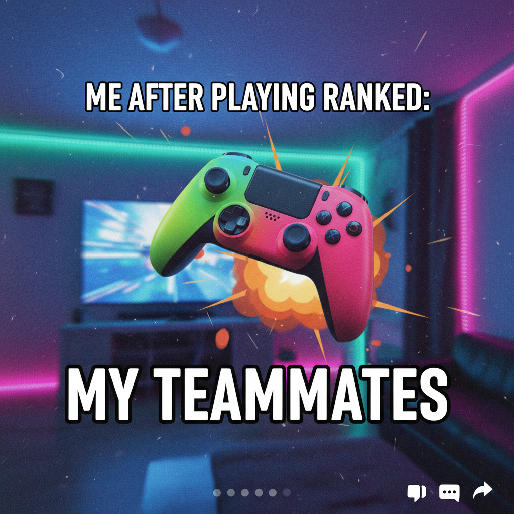 My controller just flew across the room. It wasn't my fault, the game lagged. Definitely.