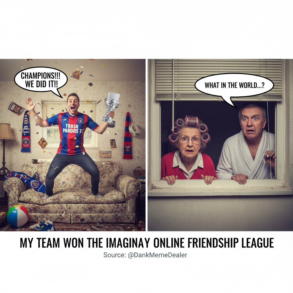 My team won! I immediately started planning the victory parade. My neighbors are confused. #SportsFan
