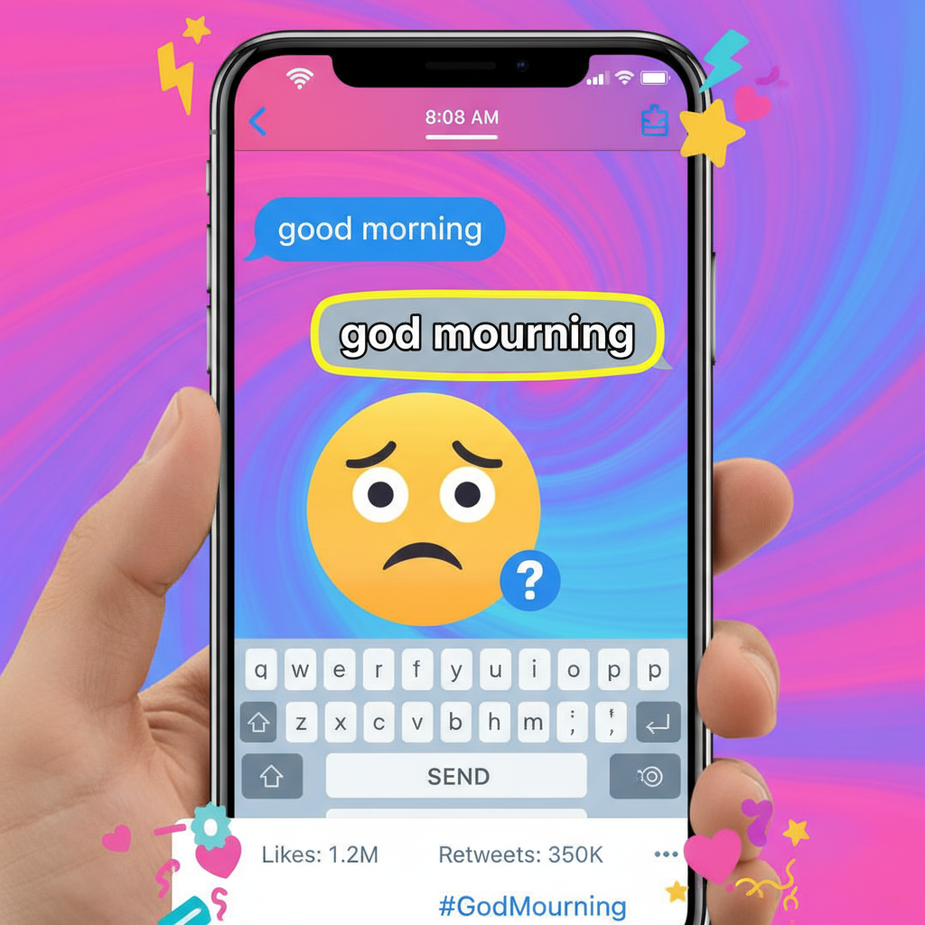 Autocorrect changed 'good morning' to 'god mourning.' My boss is concerned. #AutocorrectFails