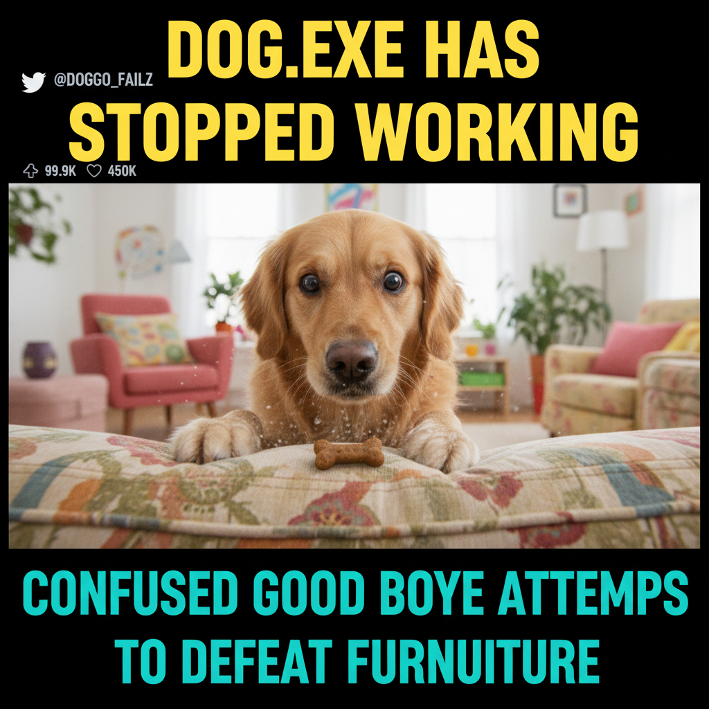 My dog just tried to 'bury' a treat in my couch cushions. The struggle is real.