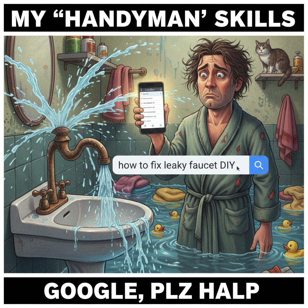 Adulting is just Googling 'how to fix [basic household item]' every weekend.