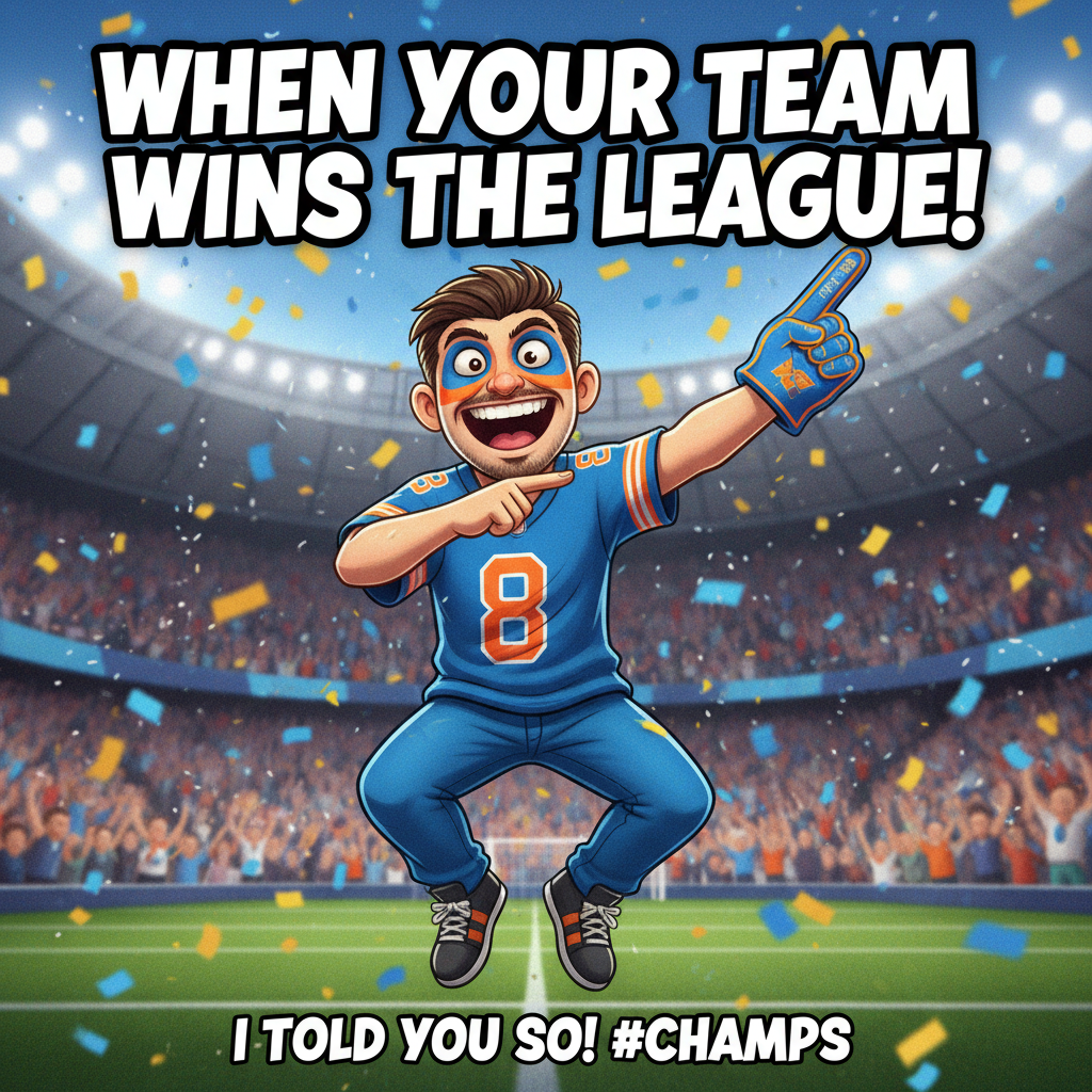 My team won. I'm legally required to remind everyone for the next 7-10 business days.
