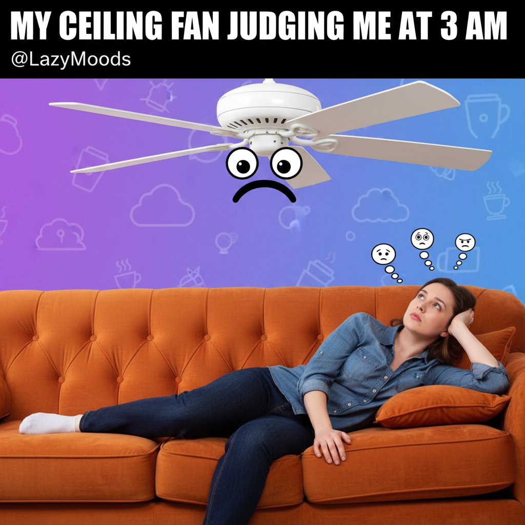 Seasonal depression hit me so hard I thought my ceiling fan was judging my life choices.