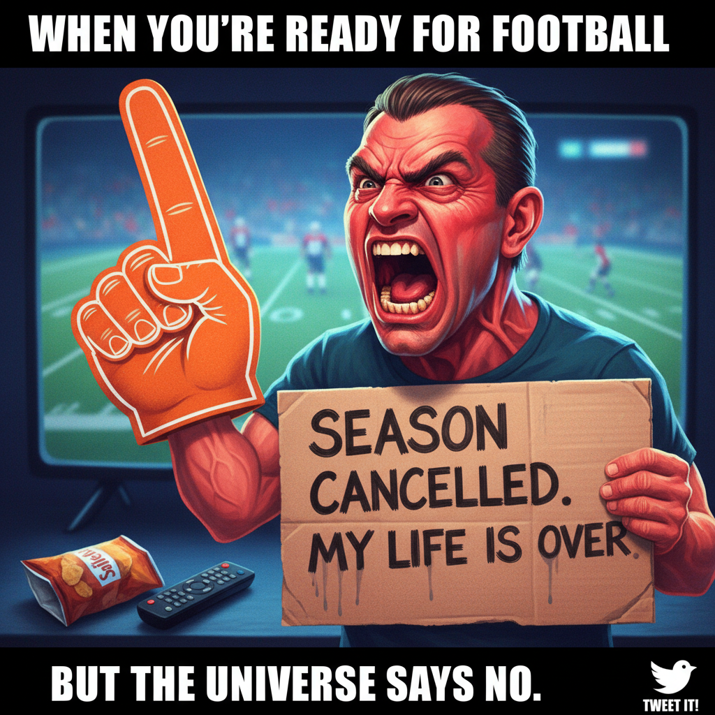 My team lost. I'm legally obligated to declare the season null and void. It's in the rules. 😤