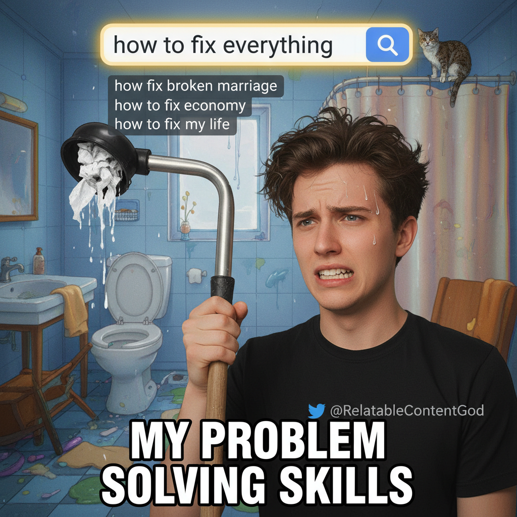Adulting is just Googling 'how to fix a [basic household item]' every other day.