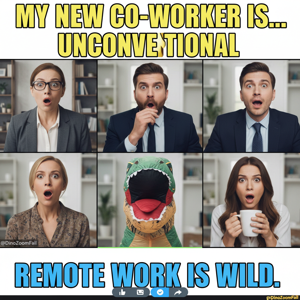 Someone's kid just joined our Zoom meeting with a full-blown dinosaur roar. Best meeting ever.