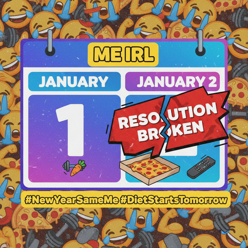 My New Year's resolution lasted until January 2nd. Back to my regularly scheduled chaos.