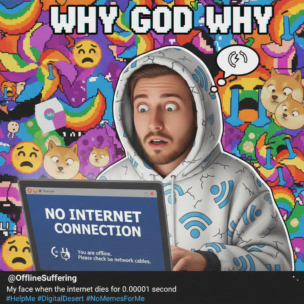 The wifi went down. I'm now forced to interact with my family. Send thoughts and prayers.