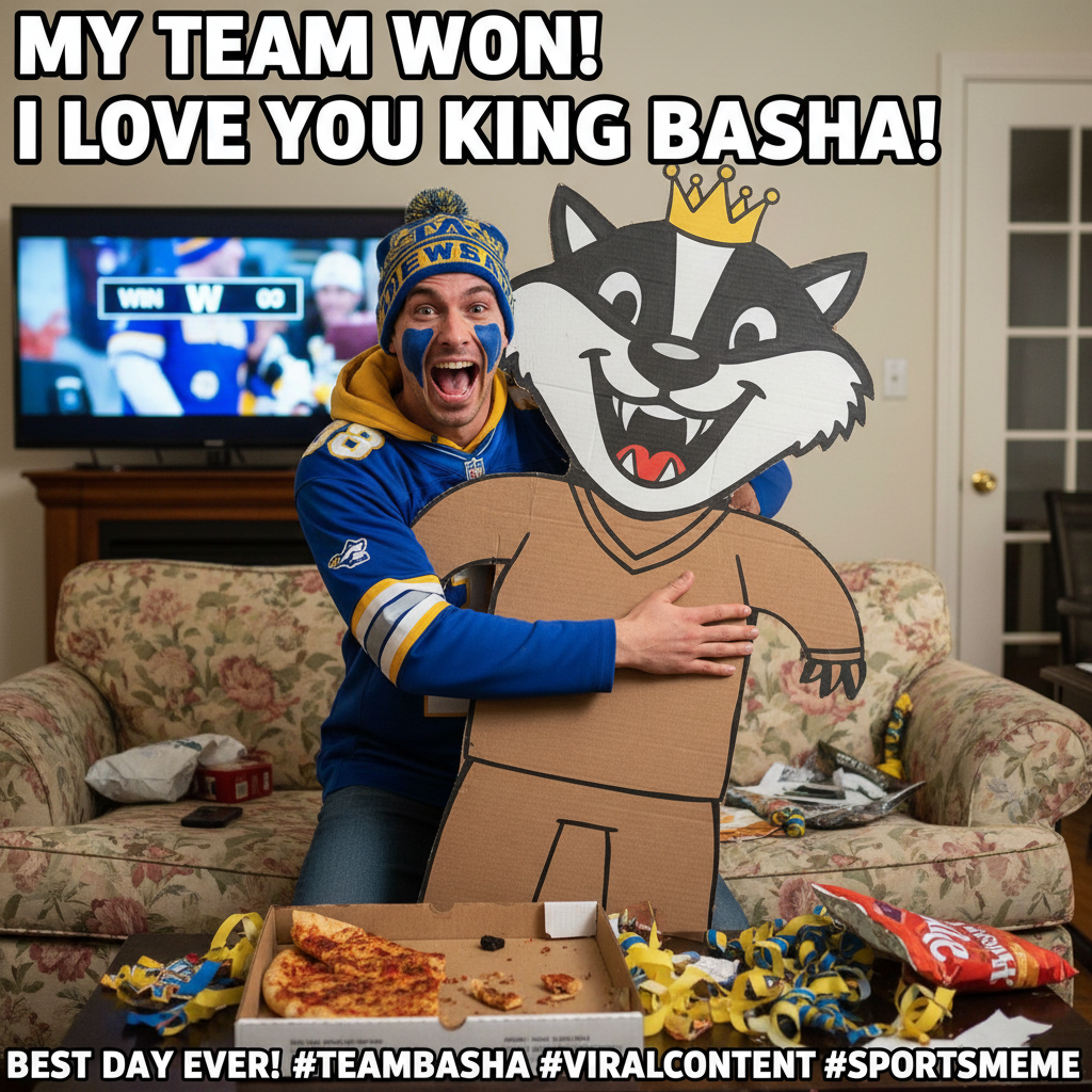 My team won, now I must buy a life-size cardboard cutout of the mascot. This is normal, right?