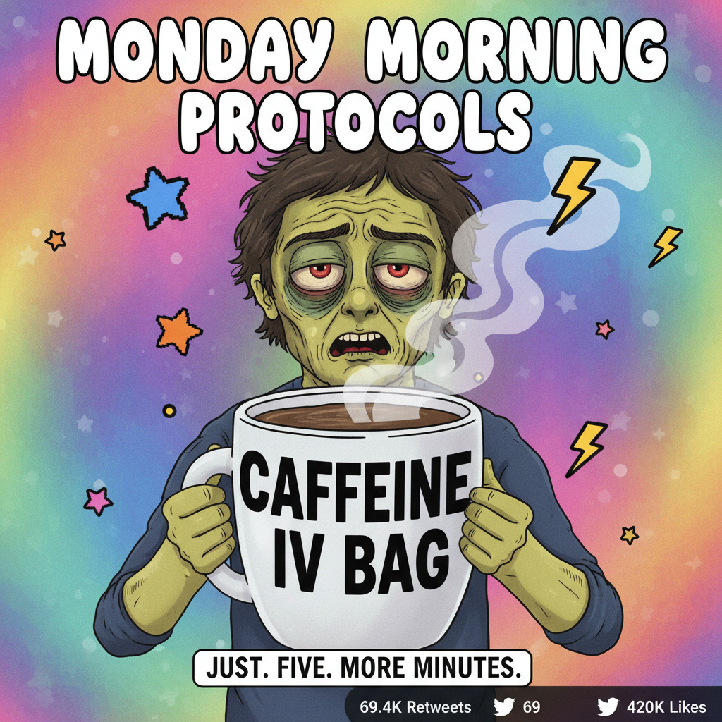 My blood type is coffee. My personality is also coffee. Send beans.