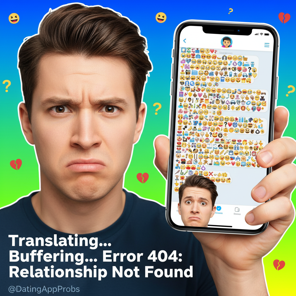 Matched with someone who only communicates in emojis. Is this a win or a cry for help?