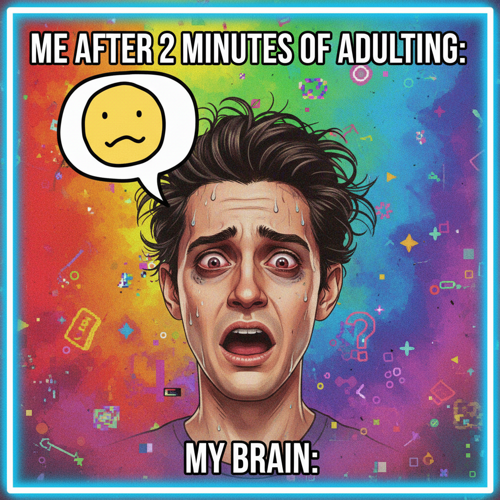 My brain during exam season: 'We've been over this!' My brain: 'No we haven't.'