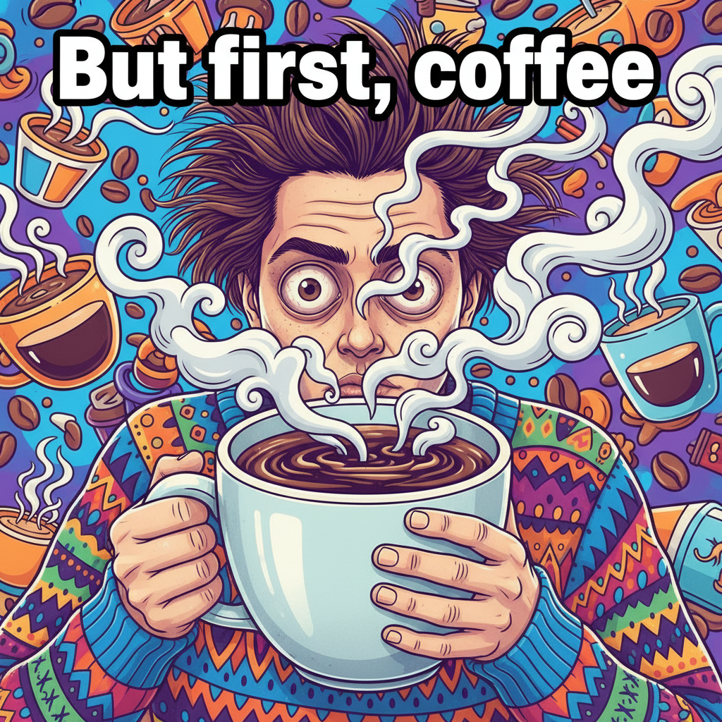 My blood type is coffee. My therapist told me to cut back. I said 'no'.