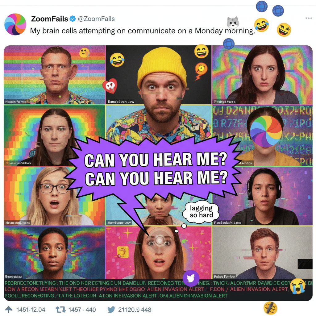 My boss just asked 'Can you hear me?' 17 times on Zoom. I'm pretty sure he's a robot.