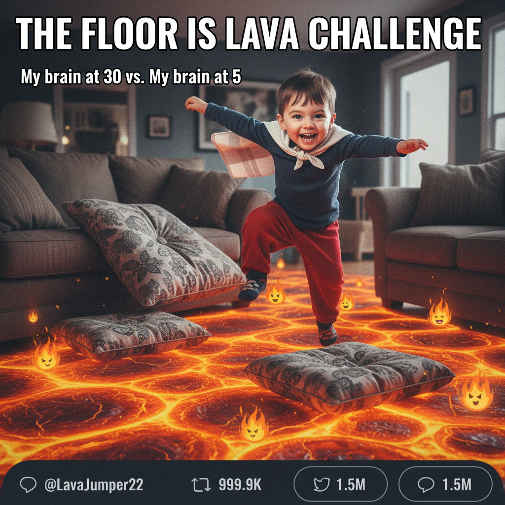 Remember when we thought lava was just the floor? Simpler times.