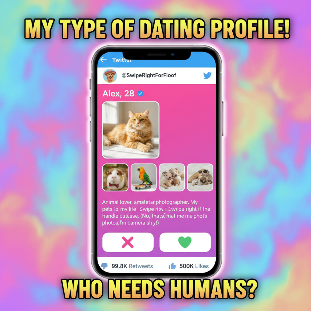 Matched with someone who only uses their pet's photos. Is this a date or a pet adoption?
