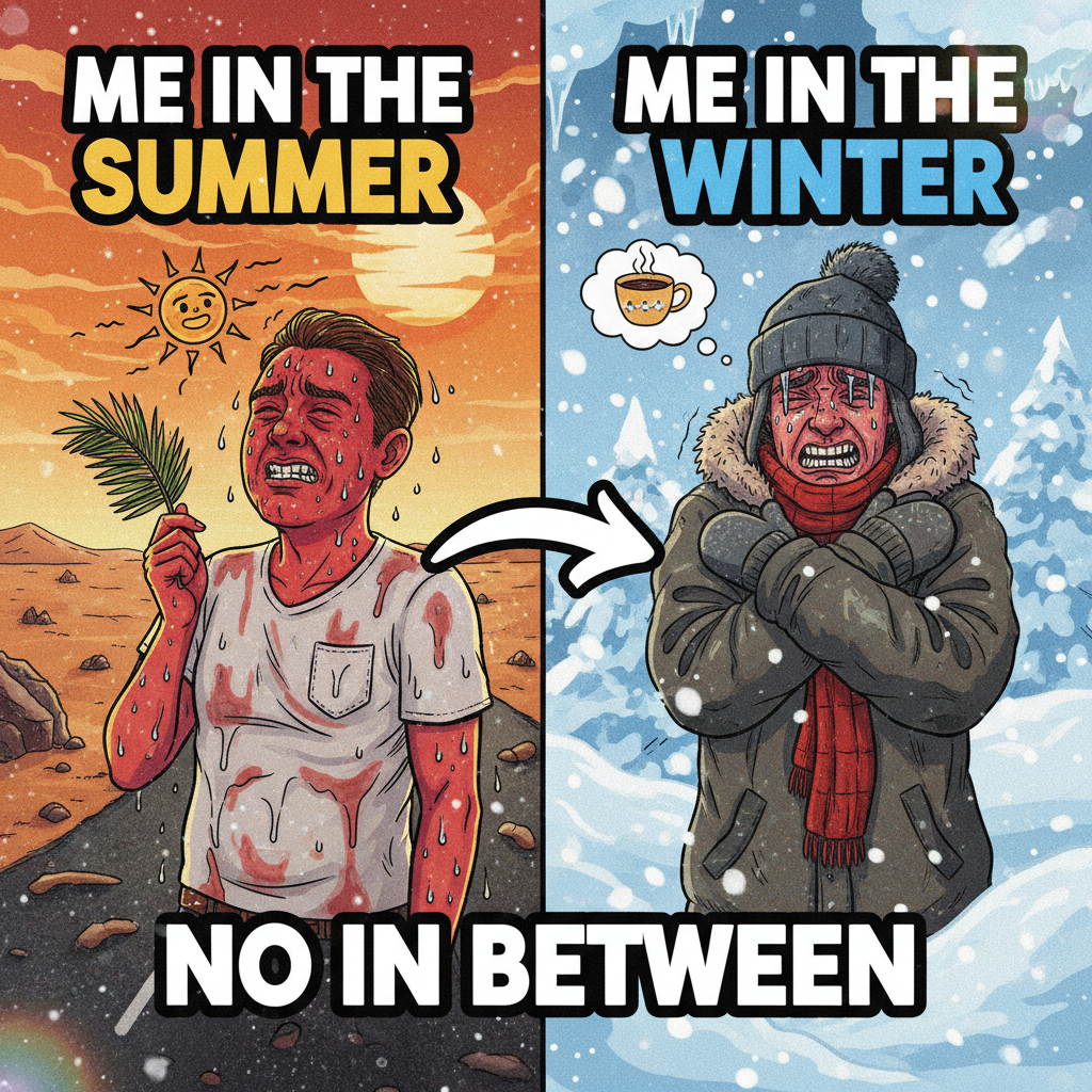 It's 100°F and humid. Someone in Canada just complained about snow. We are not the same. #Weather