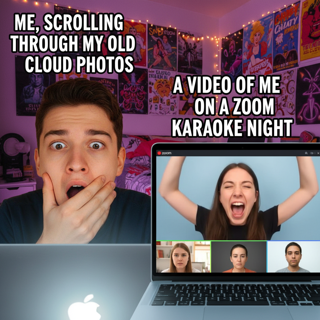 My mic was off for 20 mins of my Zoom meeting. My camera was on for 20 mins of me singing.
