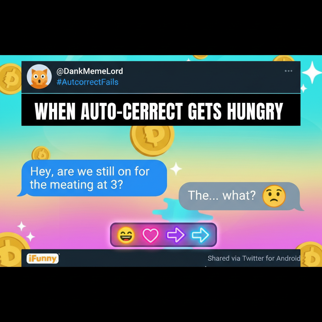 Autocorrect changed 'meeting' to 'meating'. My boss is confused.