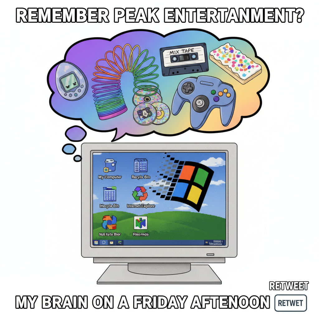 Hearing the Windows 95 startup sound just unlocked 100 core memories.
