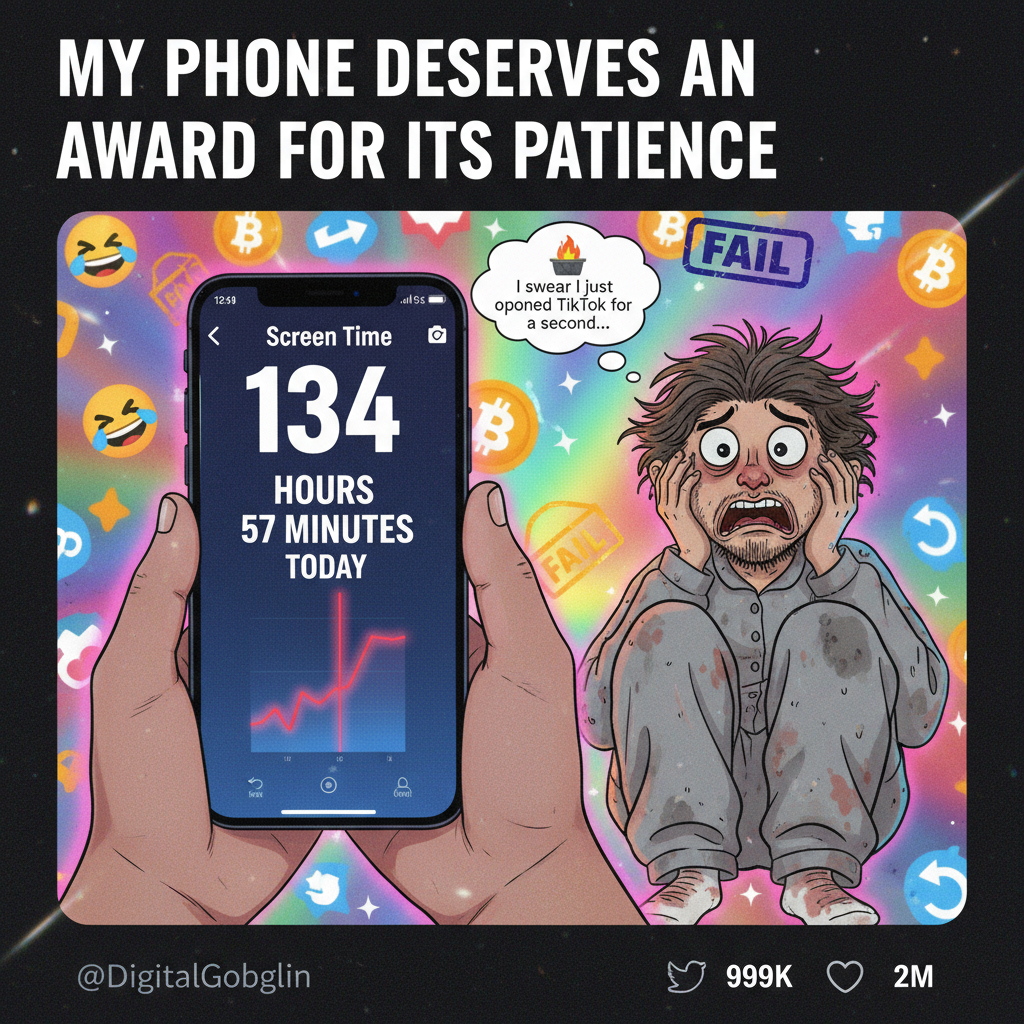 My screen time report just called me out. I need a support group, not more apps.