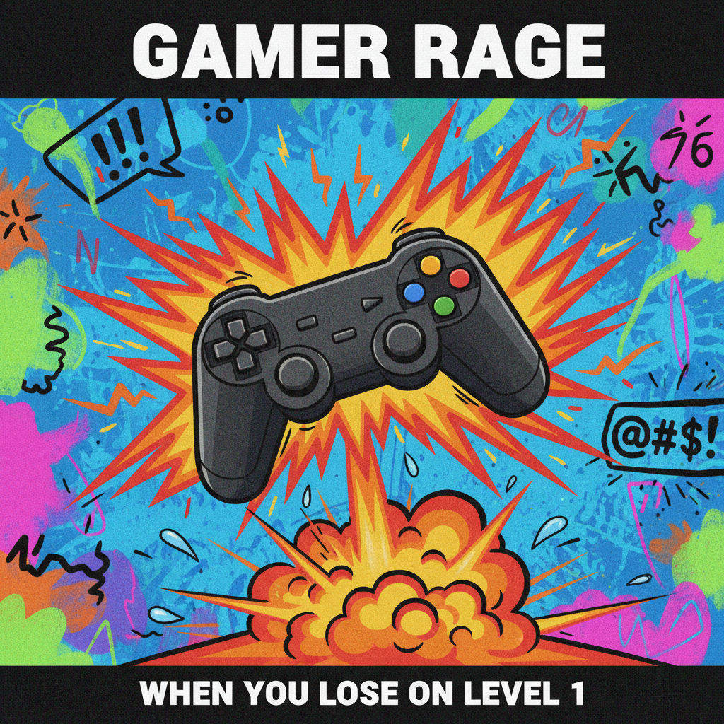 My controller just flew across the room. It wasn't my fault. The game cheated.