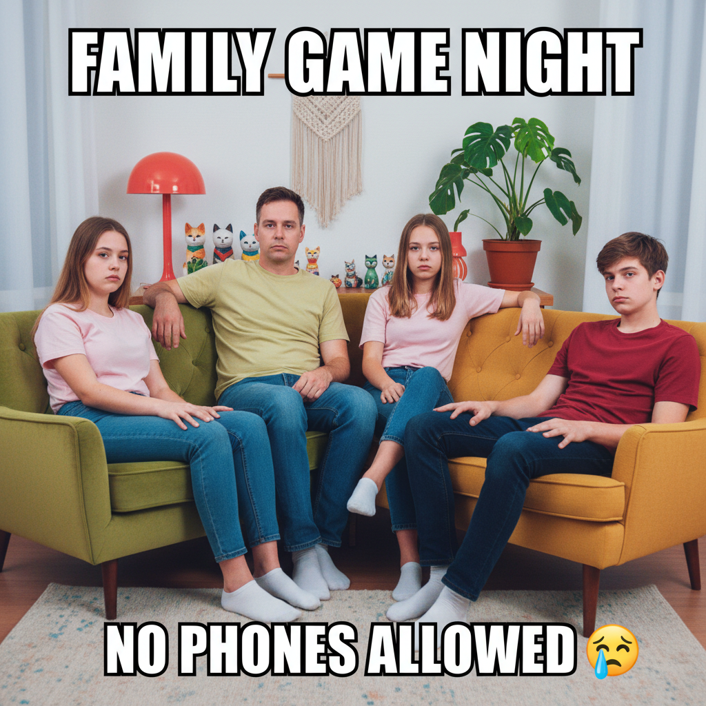 The WiFi went down. I'm now forced to interact with my family. Send thoughts and prayers.