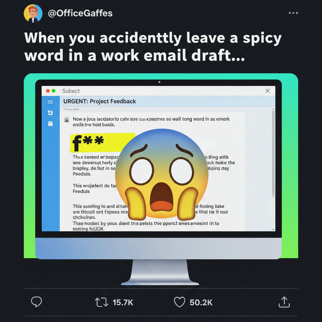 Autocorrect changed 'duck' to 'f***' in my email to my grandma. My life is over.