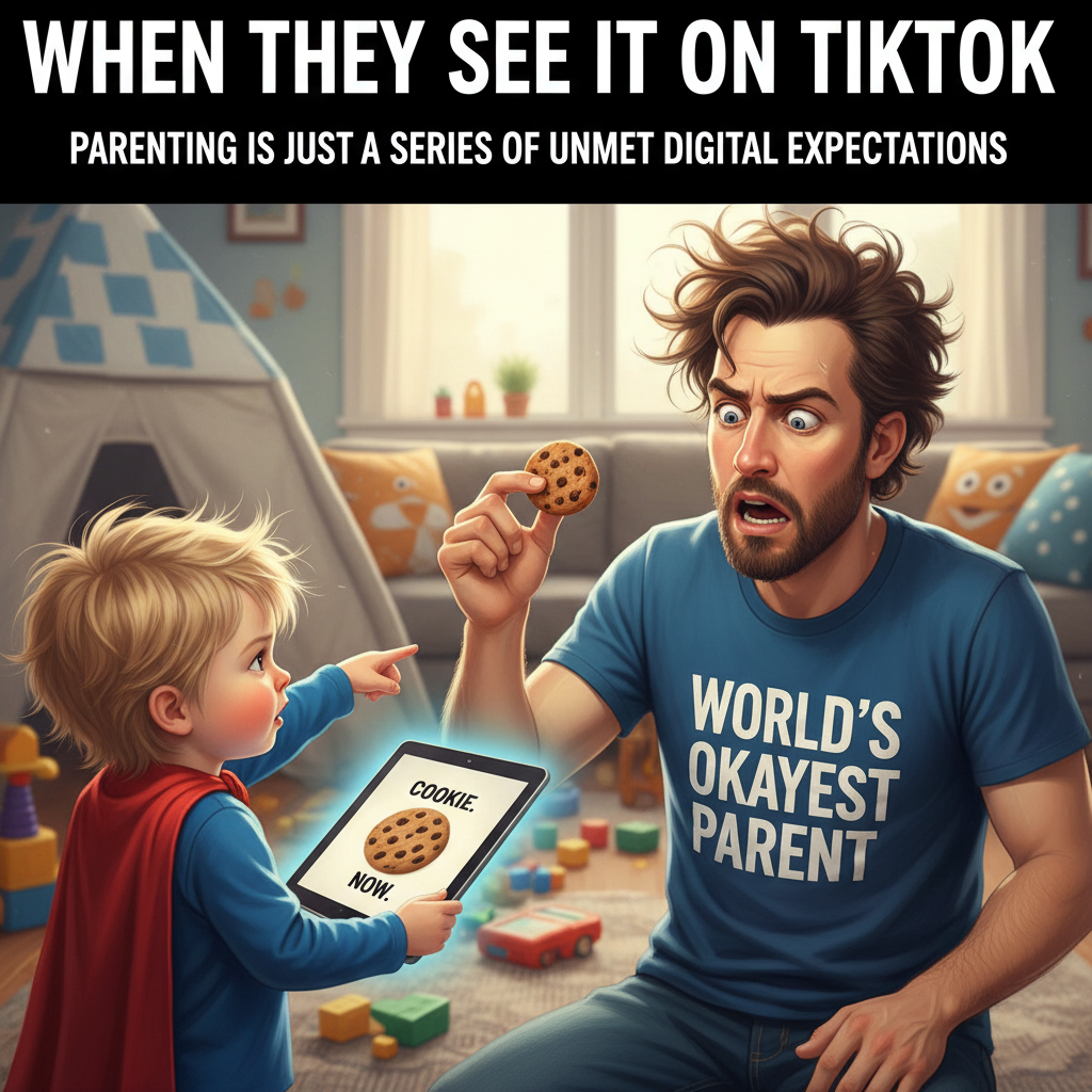 My kid just asked if they could 'download' a cookie. Send help. #Parenting