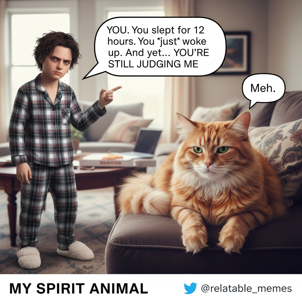 Friday night plans: clubbing. Friday night reality: arguing with my cat about bedtime.
