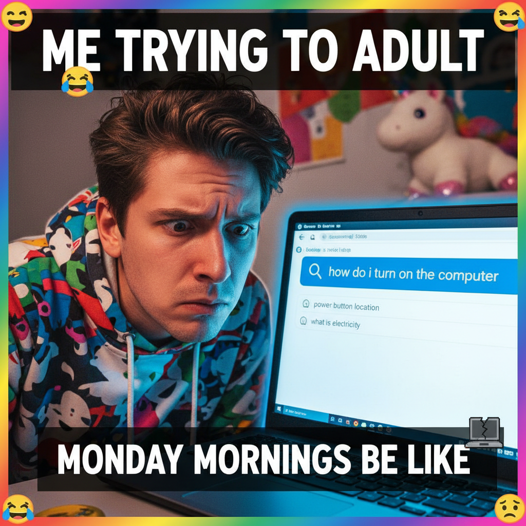 Adulting is just Googling 'how to do basic life tasks' with increasing panic.