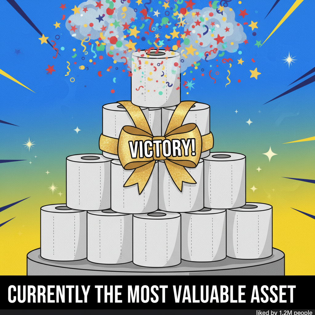 Adulting is just constantly making sure you have enough toilet paper and then celebrating that small win.