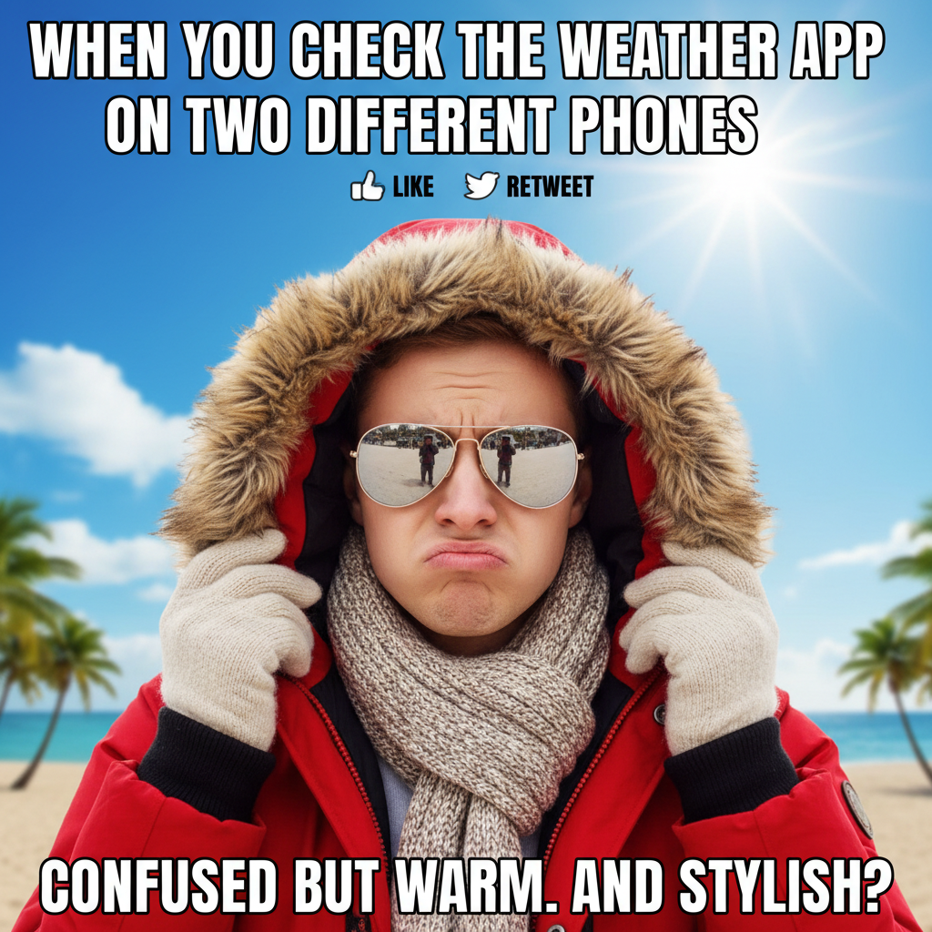 It's 75° and sunny, but the wind chill makes it feel like Antarctica. Pick a lane, Mother Nature!