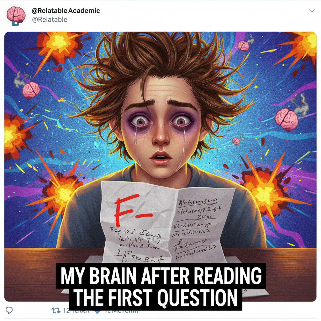 Me trying to remember anything for my exam after pulling an all-nighter. #StudentLife