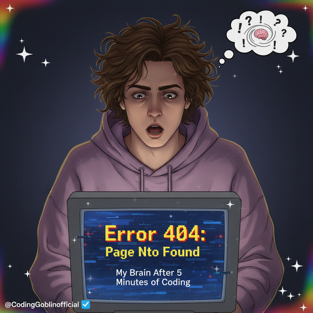 My brain on Monday morning: 'Error 404: Motivation Not Found.'