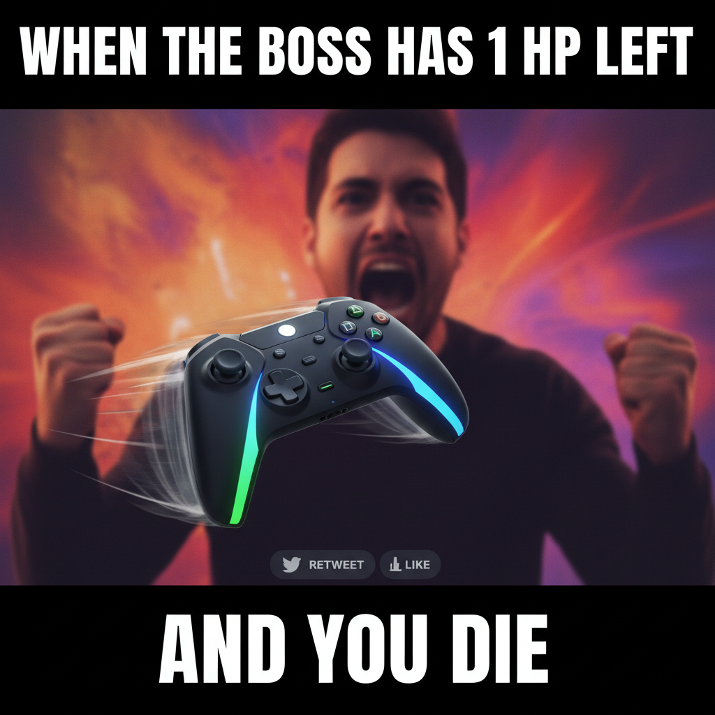 My controller just flew across the room. It's not me, it's the game's fault. Definitely.