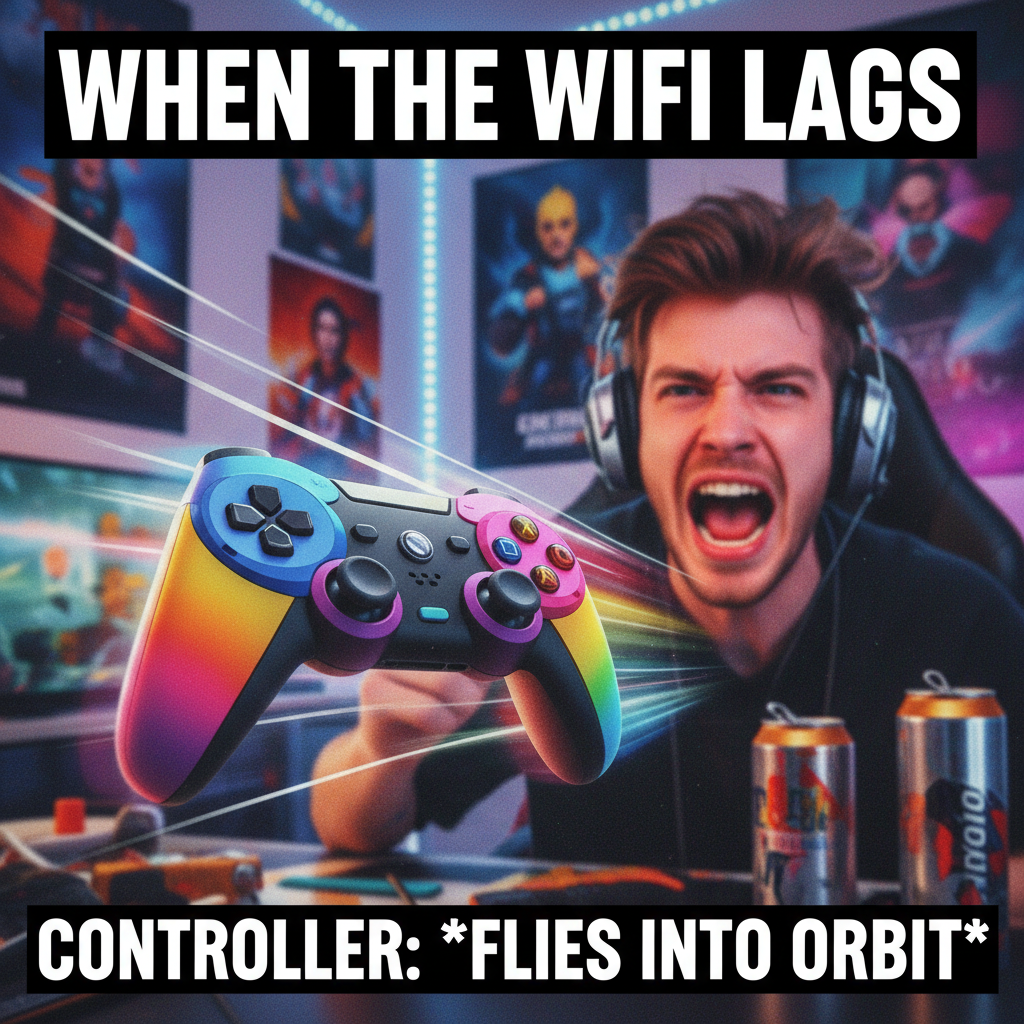 My controller just flew across the room. It wasn't my fault. The game cheated.