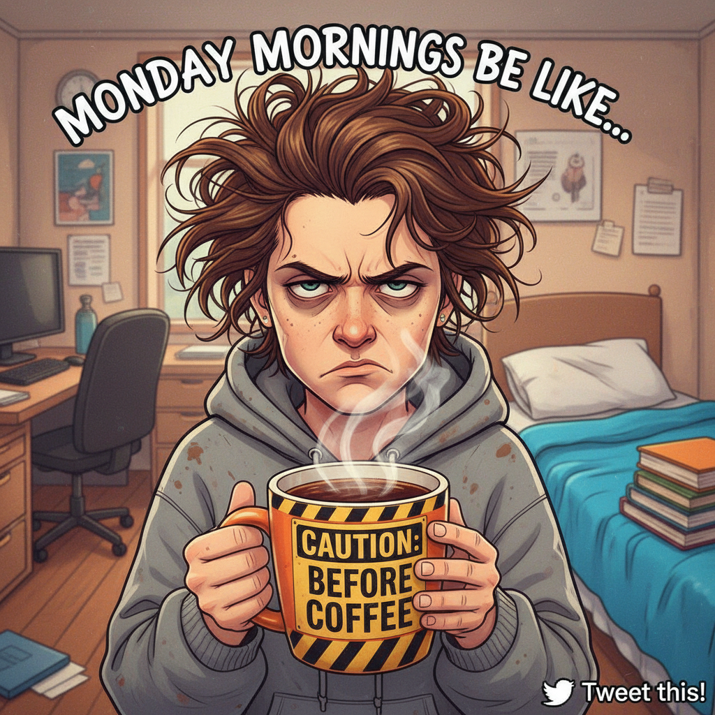 My blood type is coffee. My personality is 'haven't had my coffee yet.'