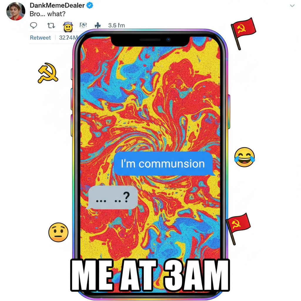 Autocorrect changed 'I'm coming' to 'I'm communism'. My boss is now very confused.